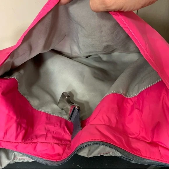 Puma Retro Sport Nylon Crossbody Hot Pink Shoulder Bag Ajustable Strap Tote Y2K - Picture 10 of 15